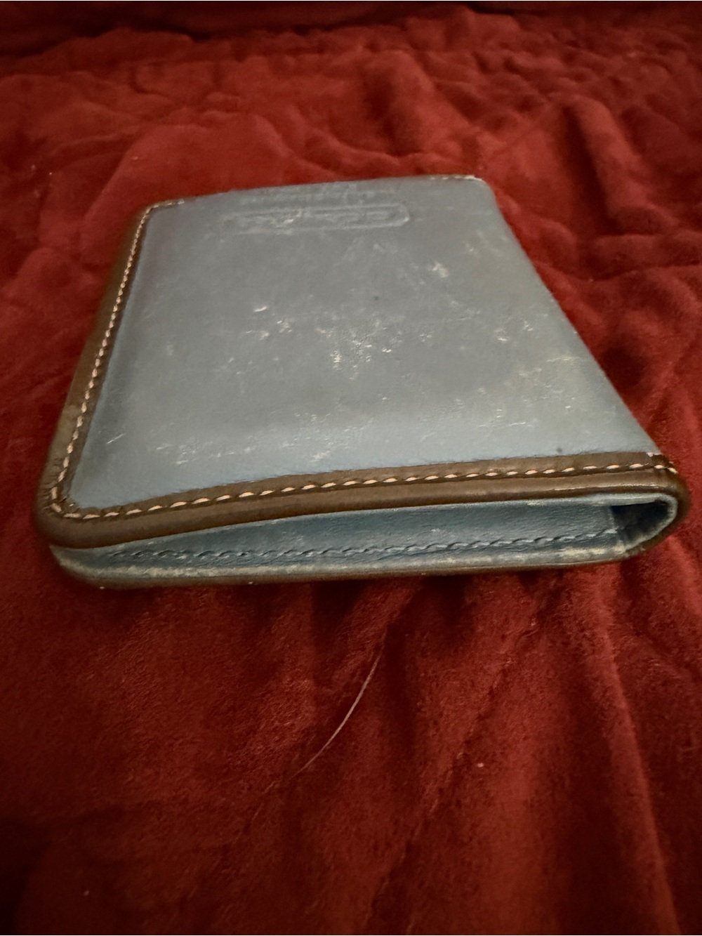 Vintage COACH Blue Leather Card holder - Picture 7 of 7